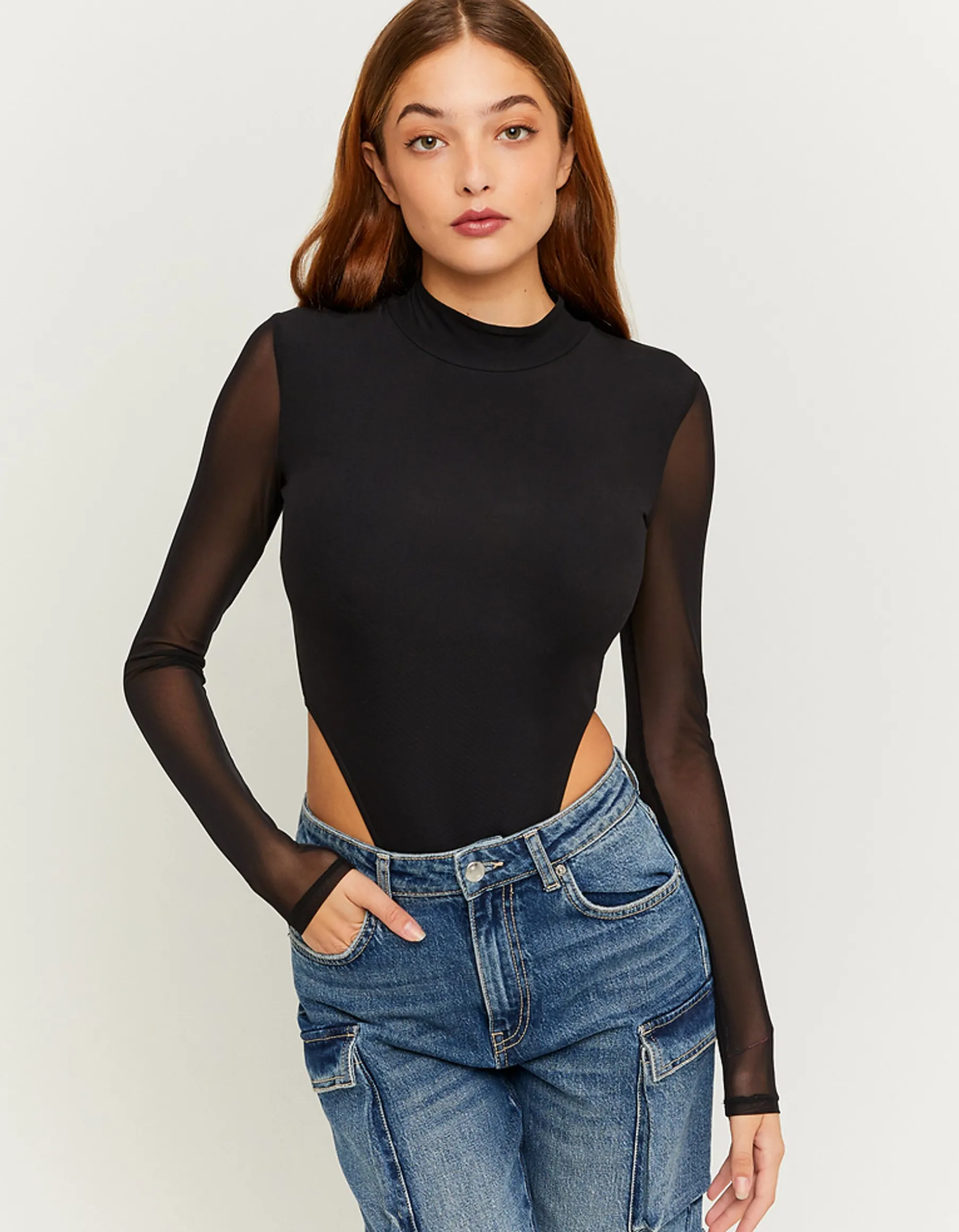 Tally Weijl Body^Body In Mesh A Maniche Lunghe