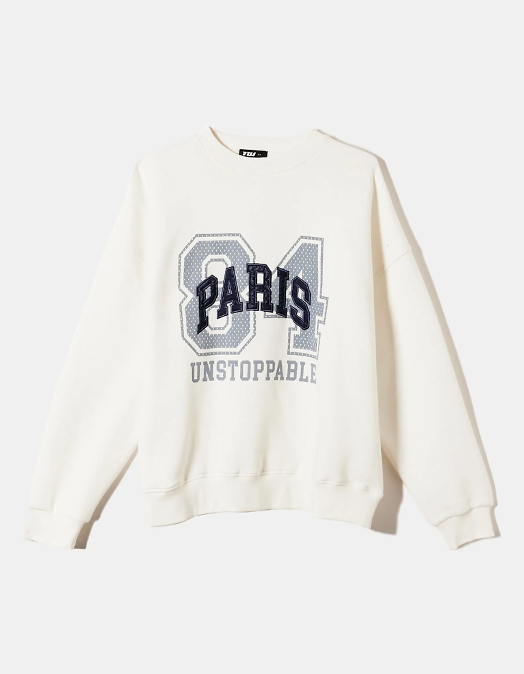 Tally Weijl Felpe & Hoodies^Felpa Oversize Fantasia Grigia
