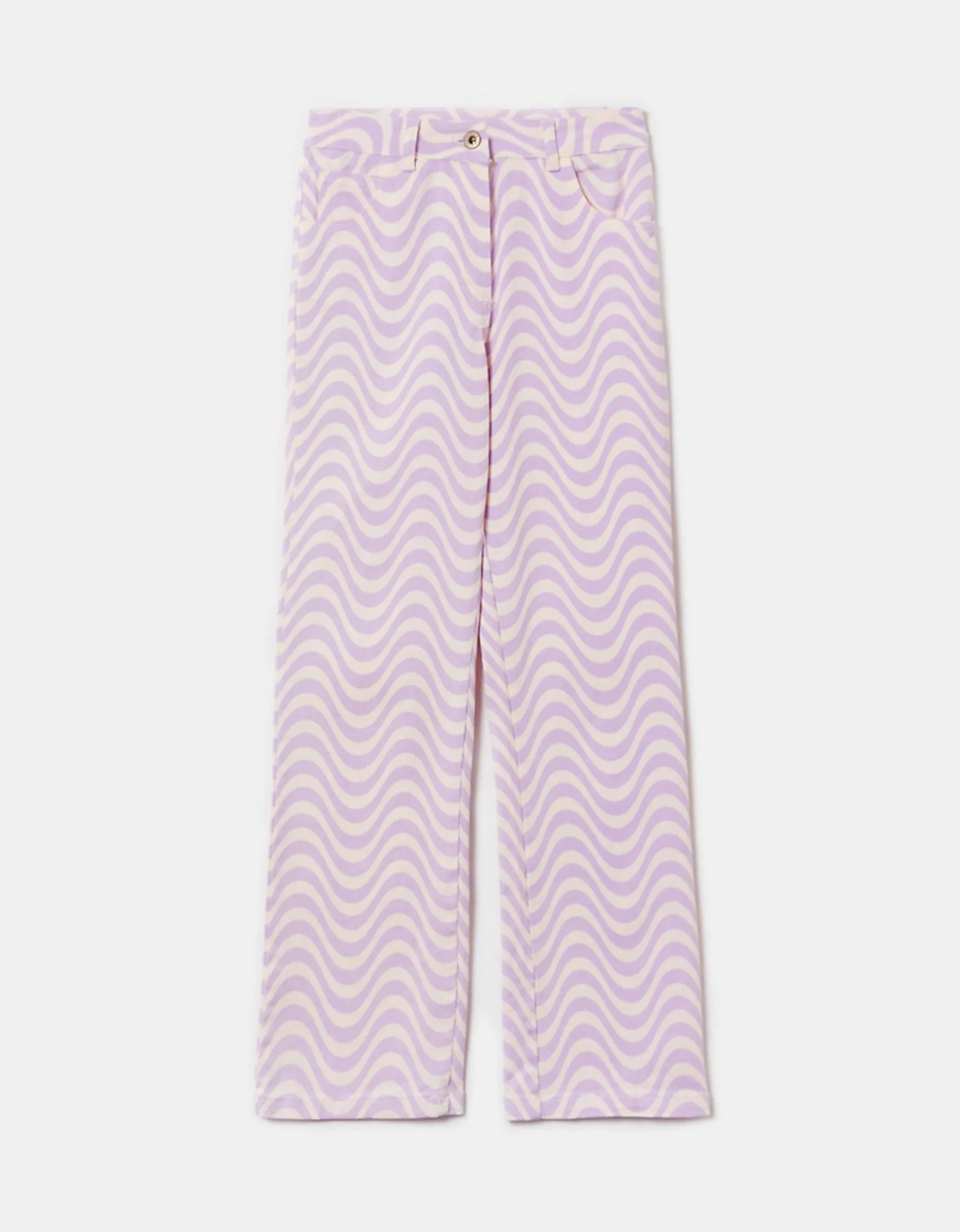 Tally Weijl Pantaloni^Jeans a Vita Alta a Righe