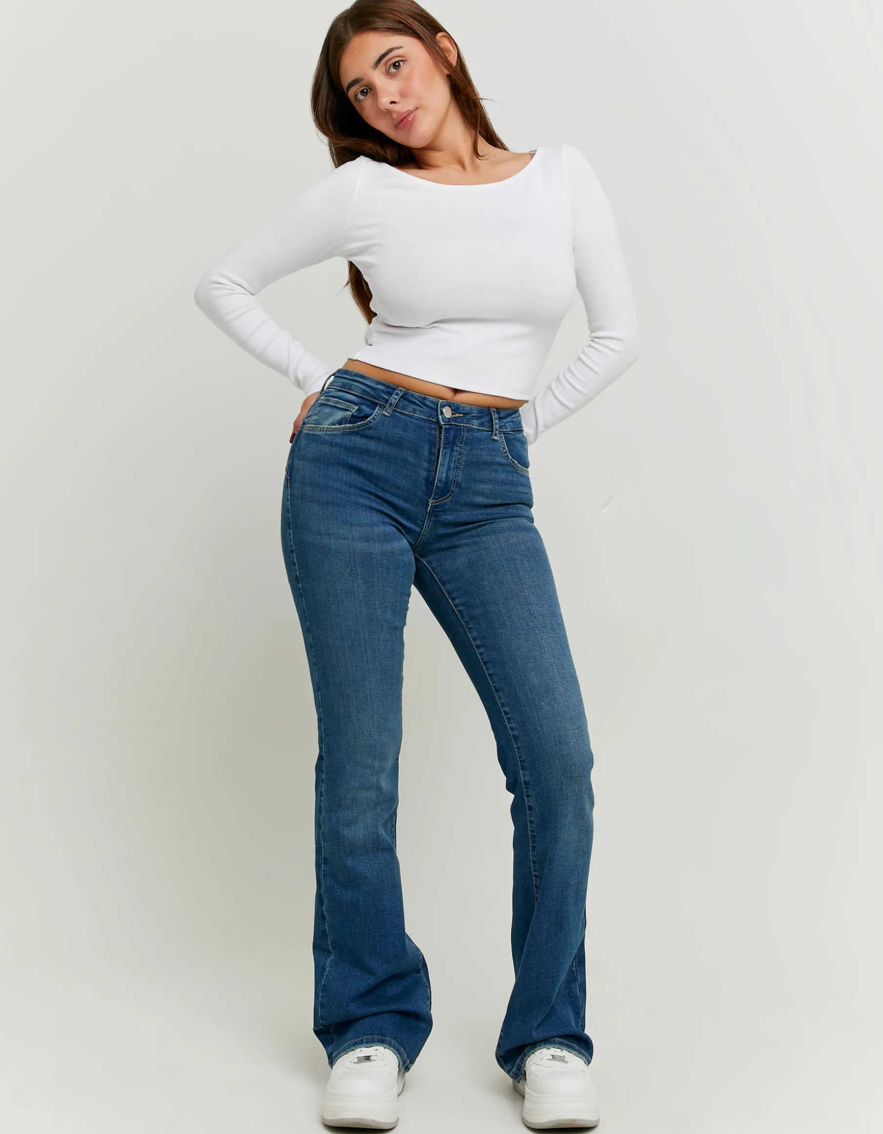 Tally Weijl Jeans^Jeans Flare Push Up a Vita Media