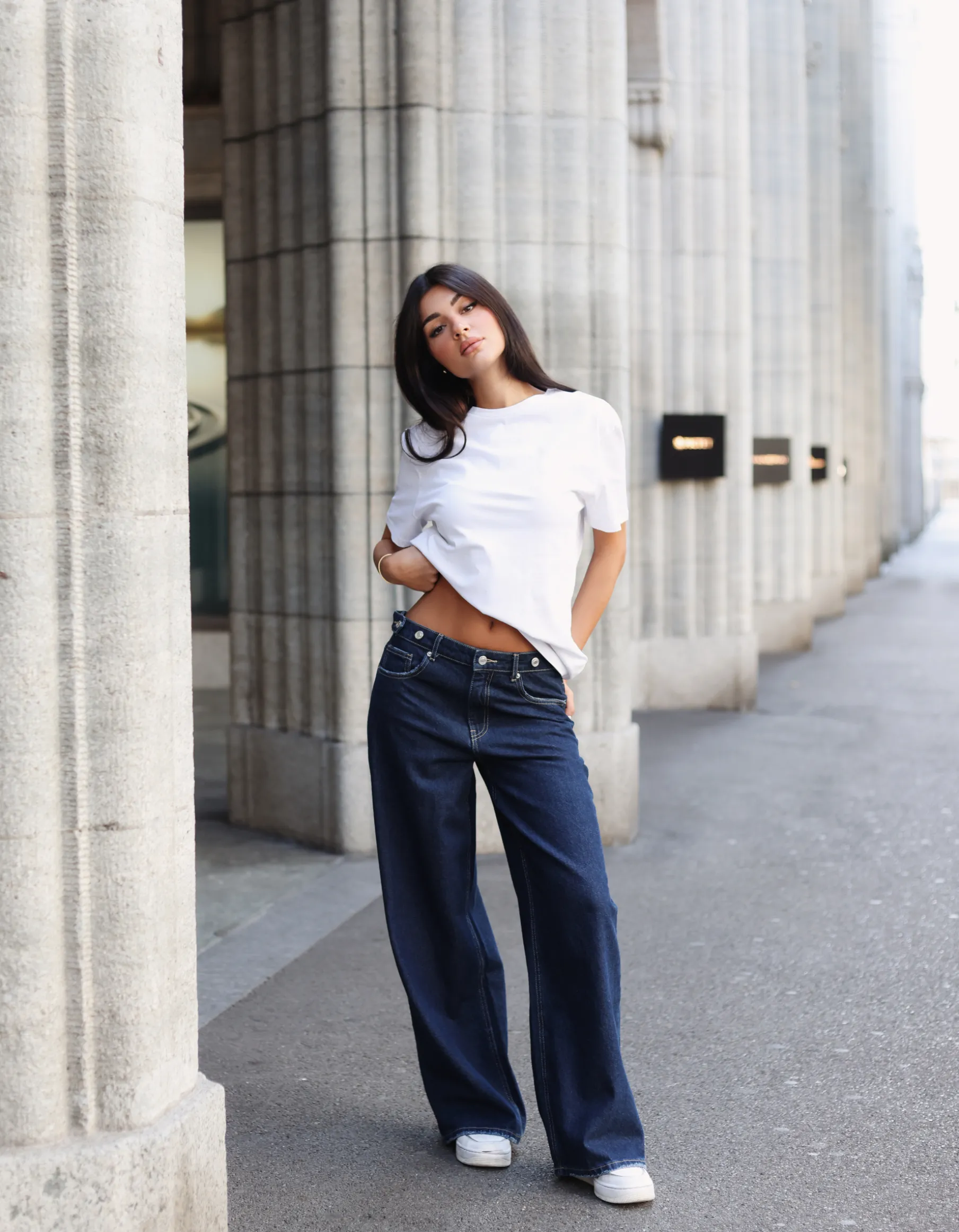 Tally Weijl Jeans^Jeans Skater con Dettagli in Vita