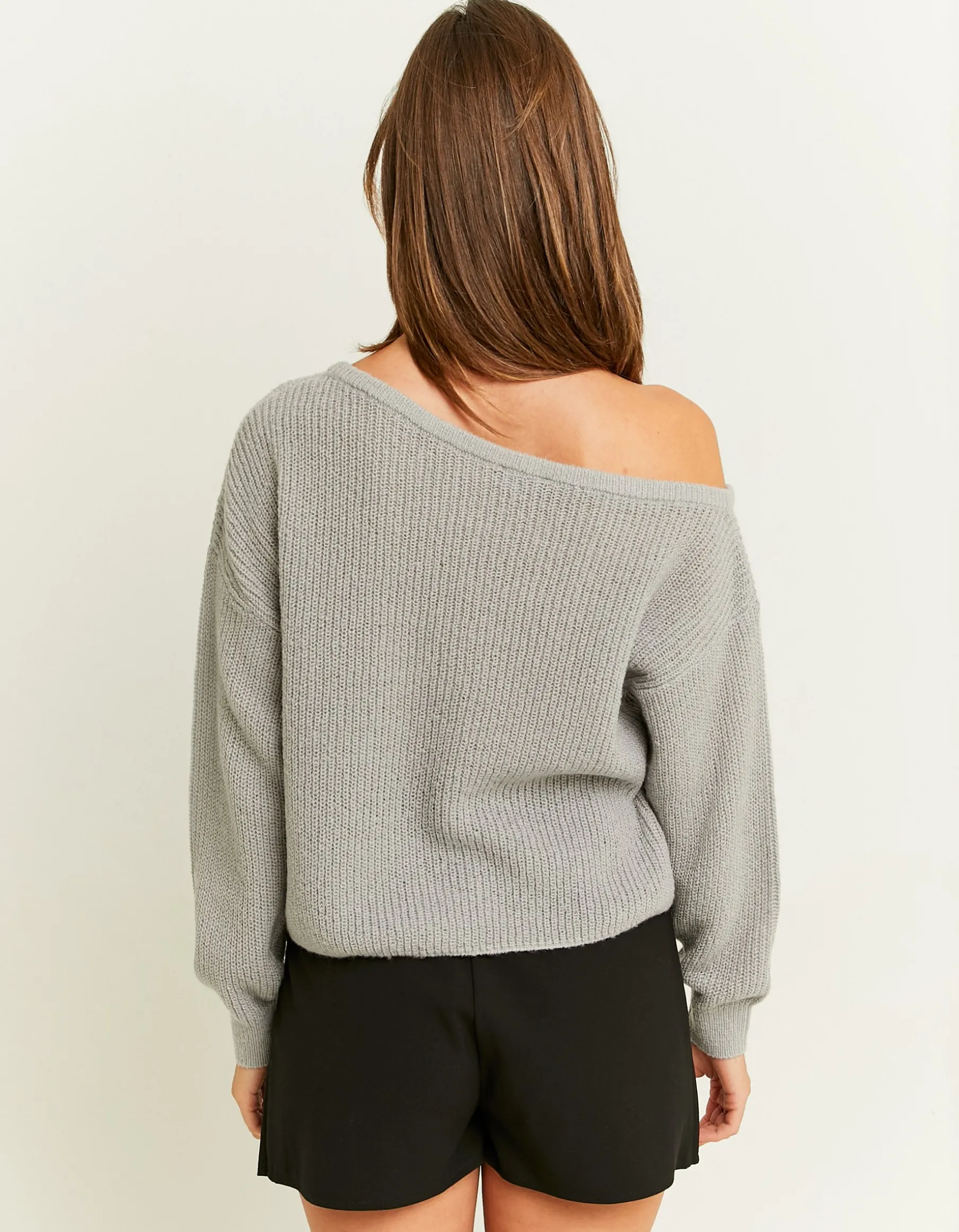 Tally Weijl Maglieria^Maglione Grigio Off Shoulder