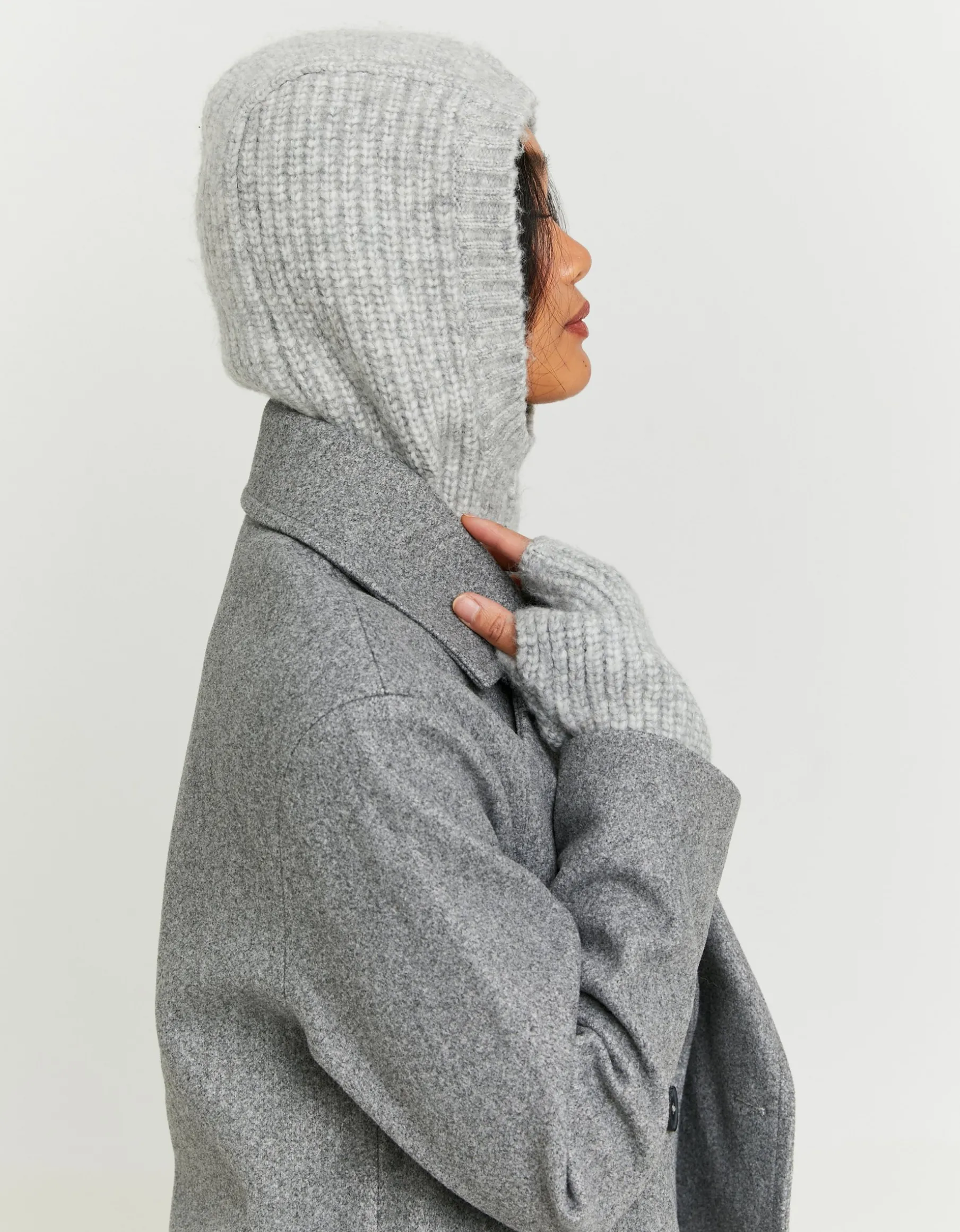 Tally Weijl Accessori^Passamontagna In Maglia Grigio