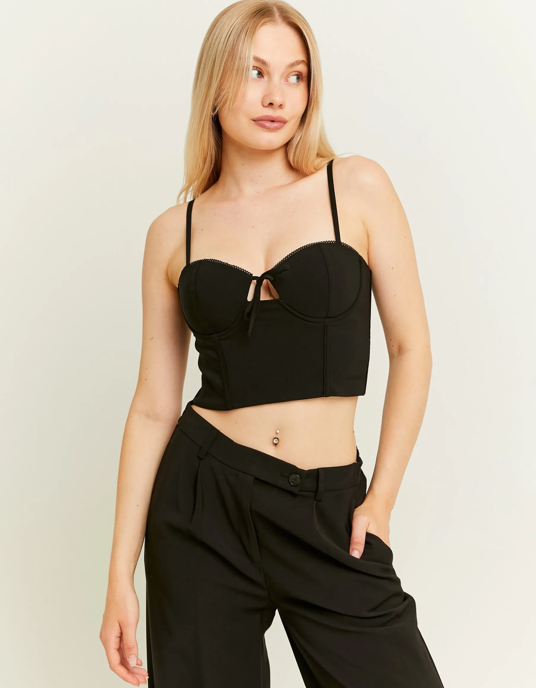 Tally Weijl Top^Top Corsetto con Fiocco