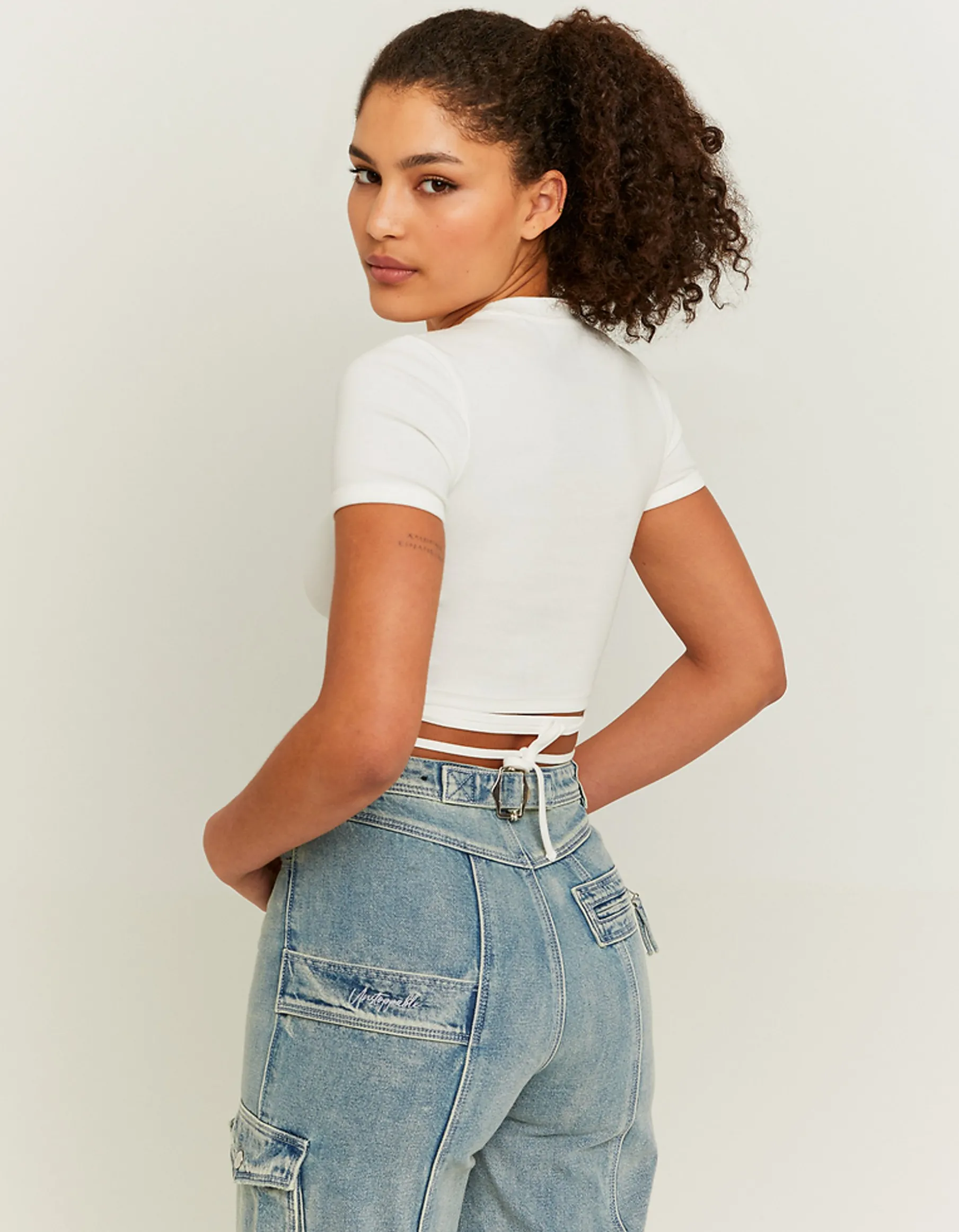Tally Weijl Magliette Con Stampa^T-shirt Fantasia Effetto Acid Wash