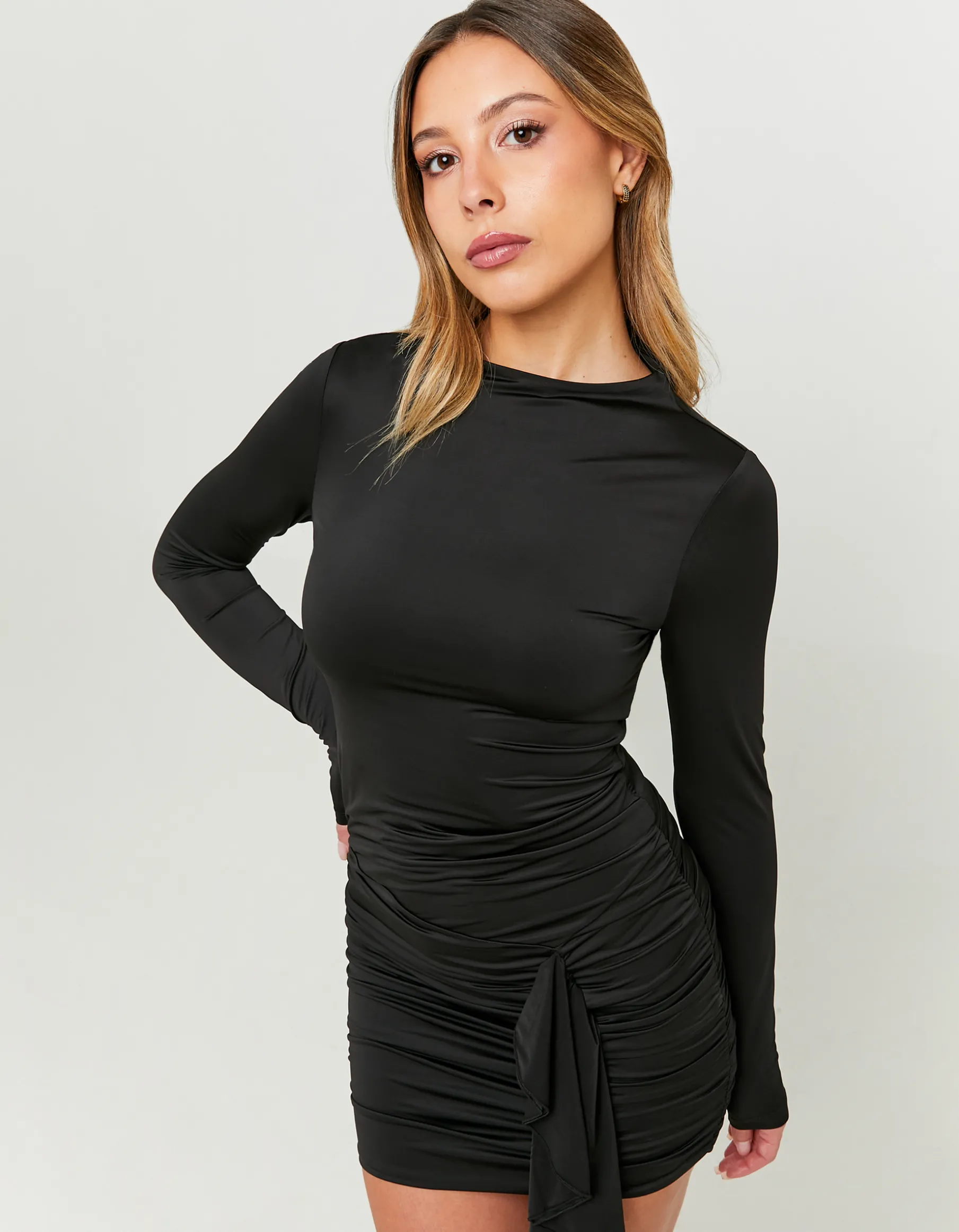 Tally Weijl Vestiti^Vestito Corto con Cintura Drappeggiata
